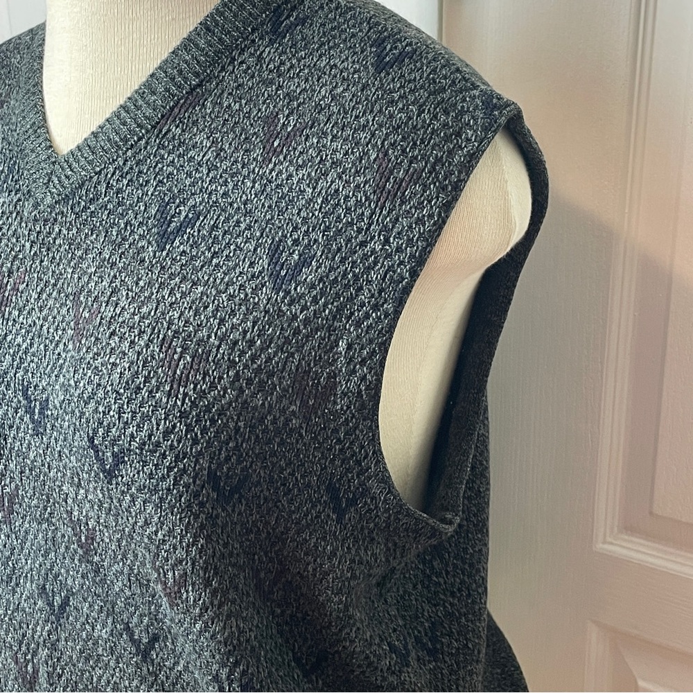 Knit Pullover Sweater Vest DARK ACADEMIA